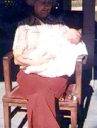 Grandma Alice Haydock Bennett; baby Ben Dorrough; Family